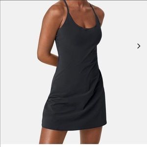 Outdoor voices exercise dress black in M